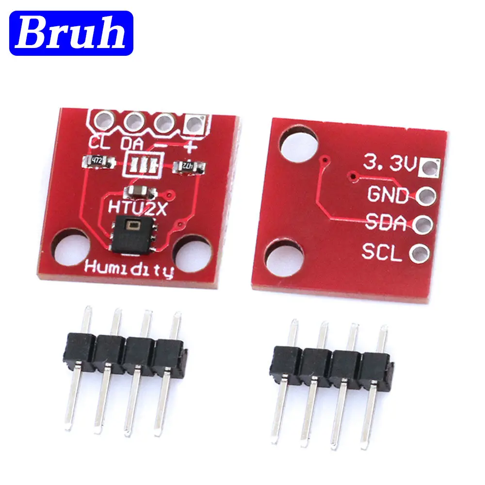Датчик температуры и влажности HTU21D, 1,5-3,6 В, GY-213V-HTU21D I2C, Замена модуля SHT21 SI7021 HDC1080 для Arduino