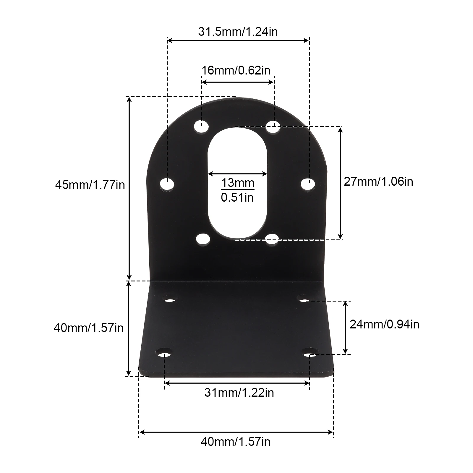

Универсальная крепежная монтажная база, многофункциональный кронштейн для крепления двигателя, L/U-образная форма для двигателя постоянного тока 775/895/шаговый двигатель 28/35/42