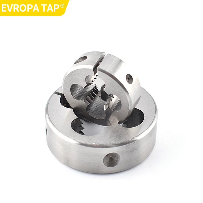 Фото EVROPA TAP HSSE AR-D Круглая матрица UNF 6-40 8-36 10-32 12-28 1/4, винт с тонкой резьбой, резьбовая матрица для нарезания наружной резьбы №3
