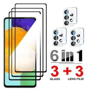 Protective Glass For Samsung A52 5G Glass Screen Protectors For Sansung A52s A53 A 53 SM-A526B 6.5