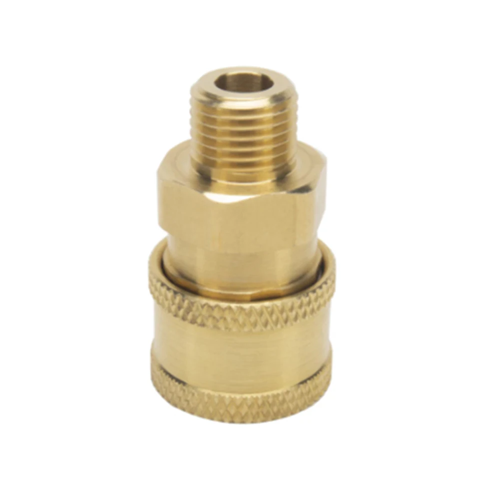 

1PC Pressure Washer Connectors 1/4inch Male Fitting Connector Pressure Washer Coupling Quick Release Adapter Garden Water Kits