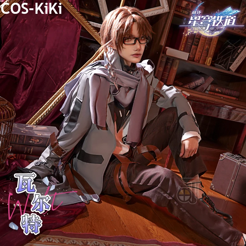 

COS-KiKi Honkai: Star Rail Welt Yang Game Suit Cool Handsome Cosplay Costume Halloween Carnival Party Role Play Outfit Men