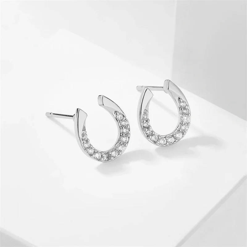 Серьги-гвоздики UILZ геометрической формы для женщин минималистичные серьги