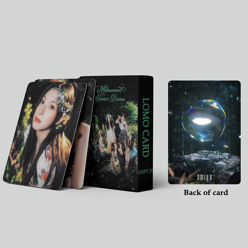 

55 Cards / Set NMIXX Small Card Lomo Card A Midsummer NMIXX's Dream Card Printable Photo Card Fan Collection Gift Wu Hailu Kpop