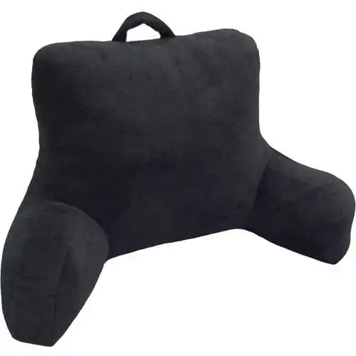 

Mink Plush Backrest Lounger Pillow, Rich Black Poly Micro Mink Knot pillow Butt shaped pillow Plush pillow Cool pillow Inflatab
