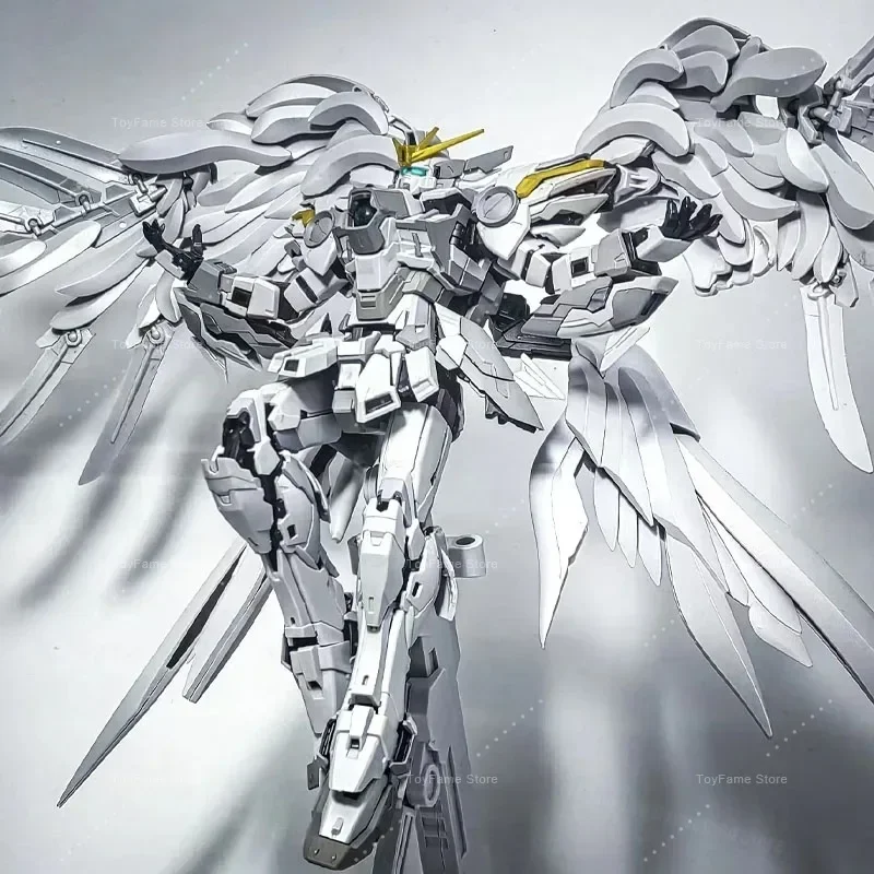 Фото DABAN 8827 MG 1/100 Wing Snow White Xxxg-00ysw Сборные модели, металлический каркас, аниме-фигурка, робот, пластиковые модели игрушек №5