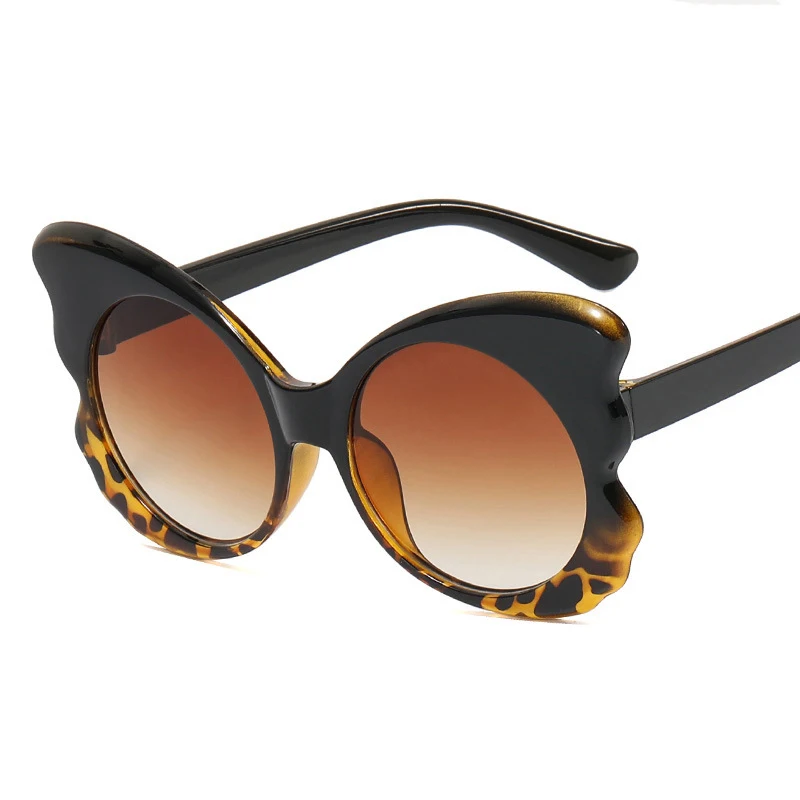 Модные очки с бабочками новых женщин роскошных брендов дизайнеров, огромные панк-леди оправы солнцезащитные очки винтажного стиля с защитой от УФ-лучей UV400 Oculos on.