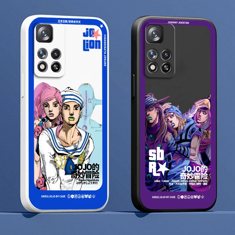 

Anime Jojo Cartoon Poster Liquid Rope TPU Funda Phone Case For Xiaomi Redmi Note 11 11S 11T 10S 10 9S 9T 9 8T 8 Pro Plus 5G