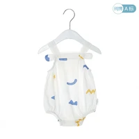 baby sling pack fart clothes summer thin section baby girl suspender one piece clothes summer clothes triangle rompers