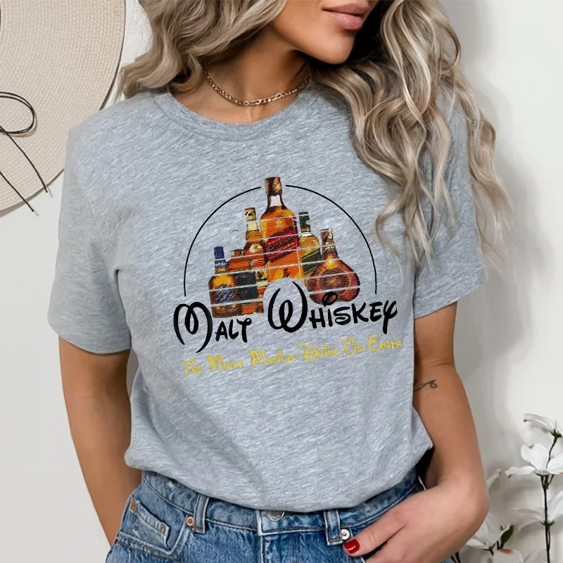 

Whiskey Most Magical Drink Funny Harajuku T Shirt Women Fashion Tee Shirt Clothes T-Shirts Summer Tshirt Oversize Womens Tops