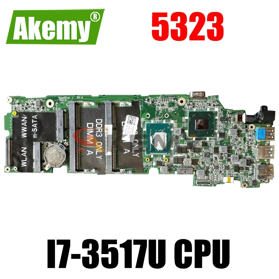 

High quality M9HRP 0M9HRP CN-0M9HRP For Dell Inspiron 5323 Laptop Motherboard DA0V07MBAD1 With SR0N6 I7-3517U 100% fully tested
