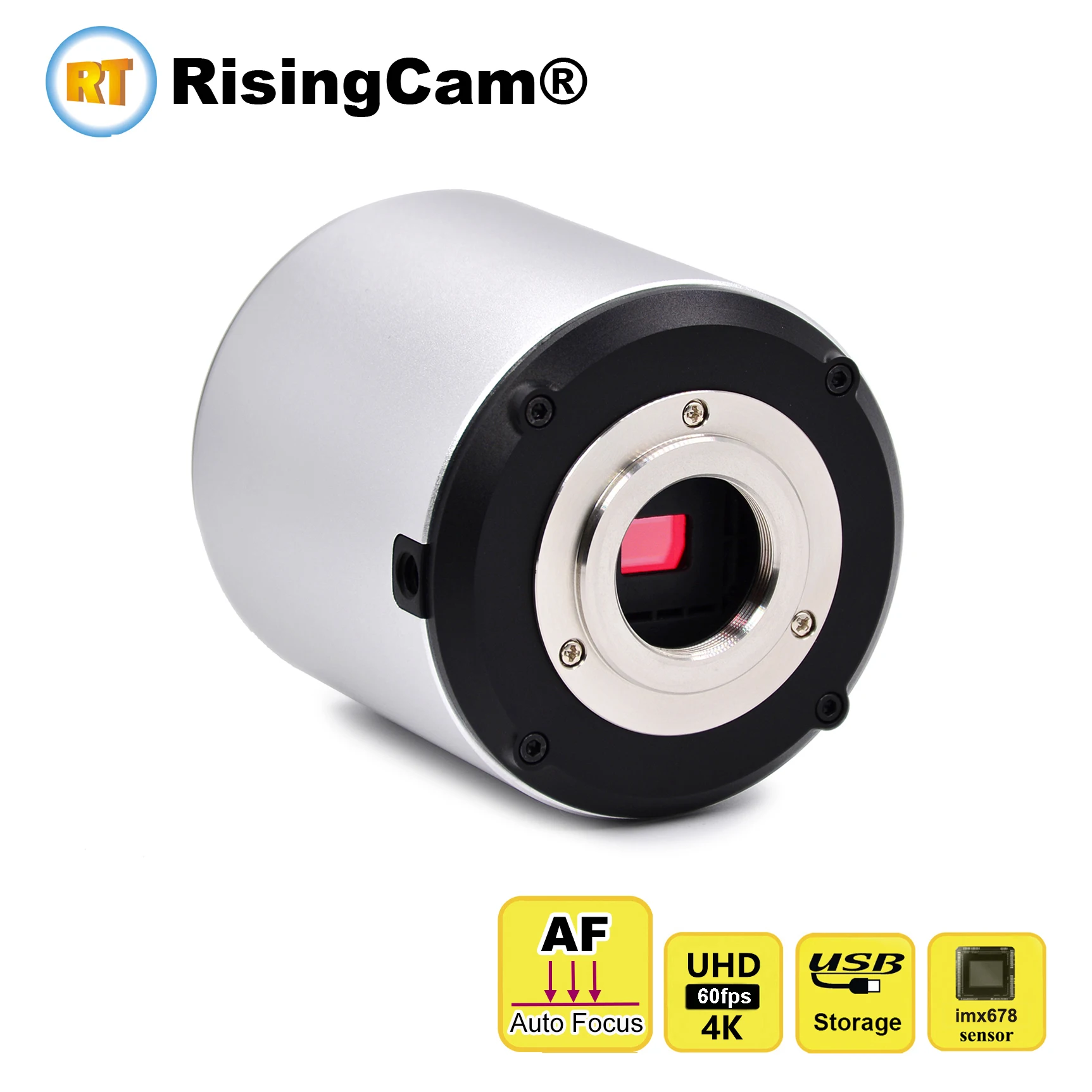 RisingCam YW5811AF промышленный микроскоп камера 4K
