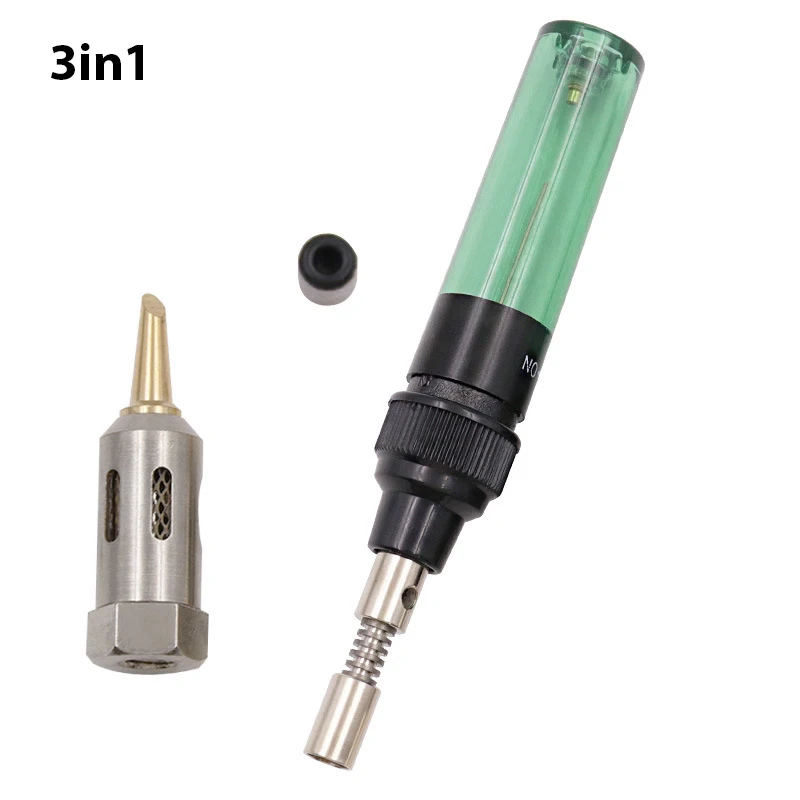

1300 Celsius 3 In 1 Butane Gas Welding Soldering Irons Welding Pen Burner Blow Torch Gas Soldering Iron Cordless Butane Tip Tool