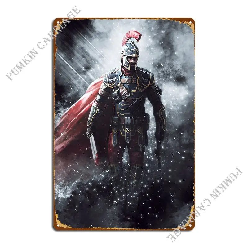 

Gladiator Metal Sign Wall Decor Decoration Wall Mural Cinema Tin Sign Poster