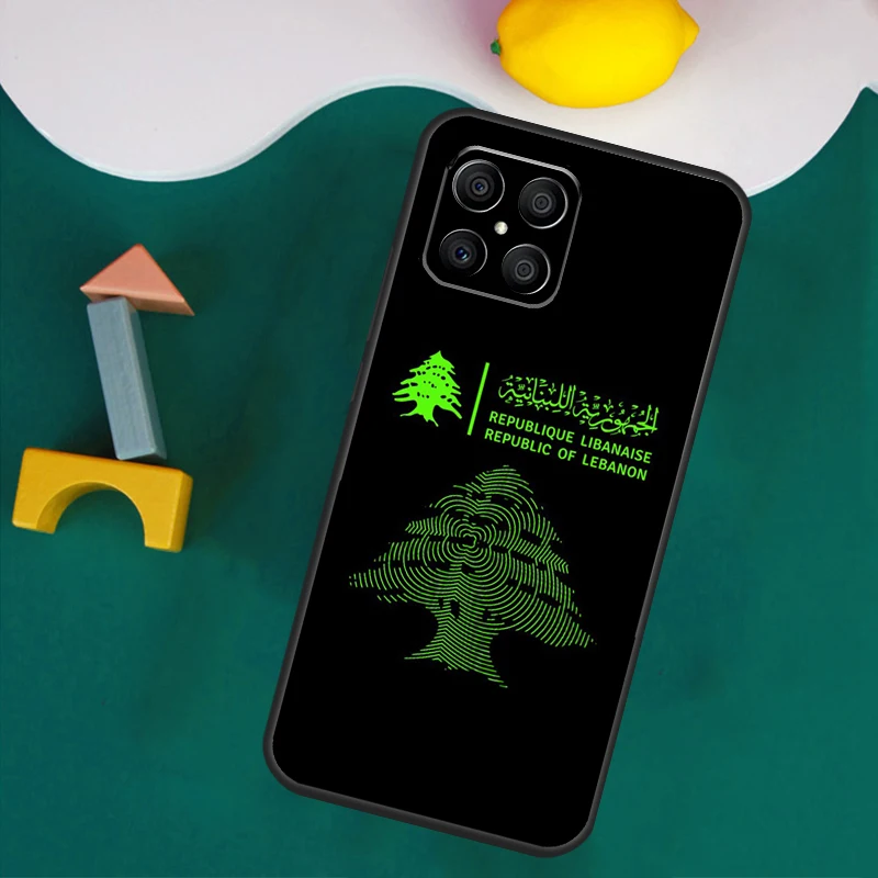 Чехол с флагом Ливана для Honor 200 Pro 50 70 90 X9a X8a X8 X9 X8b X9c X9b Magic 7 Lite 5 6 Cover