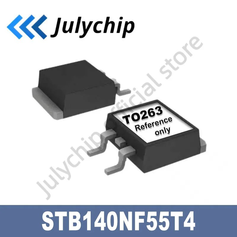 

STB140NF55T4 NEW ORIGINAL N-Channel 55 V 80A (Tc) 300W (Tc) Surface Mount D2PAK