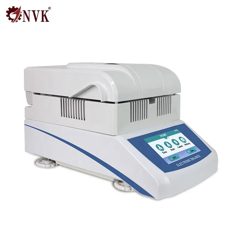 Фото Анализатор влажности NVK 100г 1мг, галогенный, для медицинских материалов, зерна, пищевых продуктов, кофе, с точностью 0.001г, для лабораторий №3