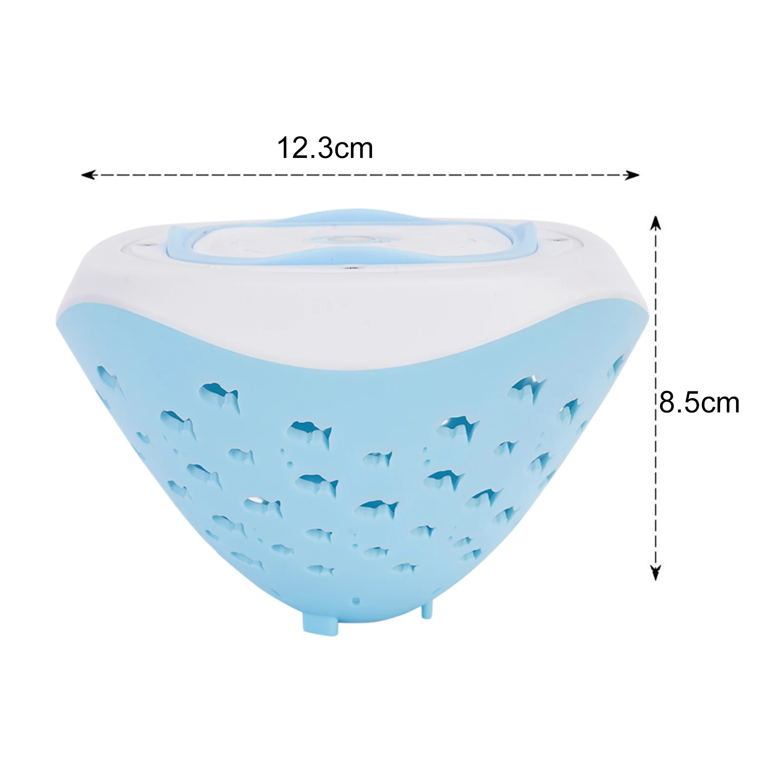 Цветные подводные фонари с рисунком рыбы плавающие ночные 4 цвета работает от