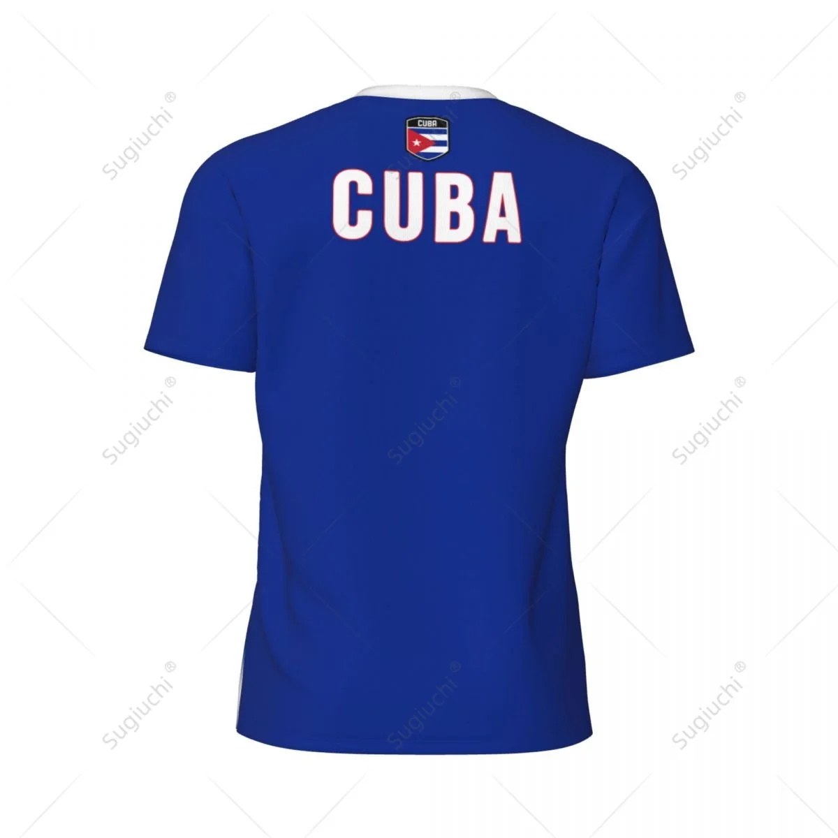 Спортивная сетчатая футболка с флагом Кубы для бега велосипеда футбола тенниса