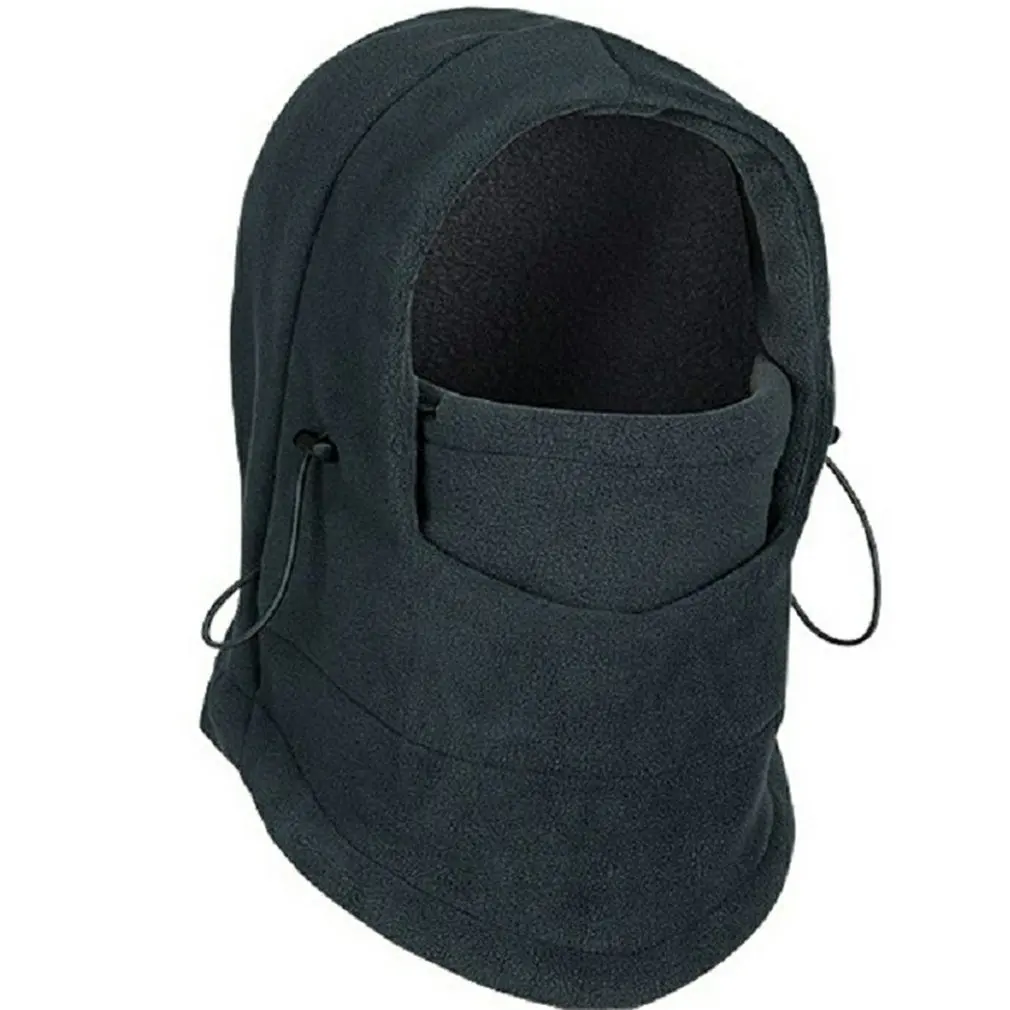 

2022 Winter New Fashion Warm Cap Winter Men Women Hats Waterproof Thermal Fleece Hat Hooded Neck Warmer Hiking Scarves