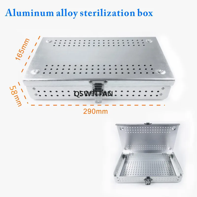 Контейнер для стерилизации из алюминиевого сплава коробка хирургических