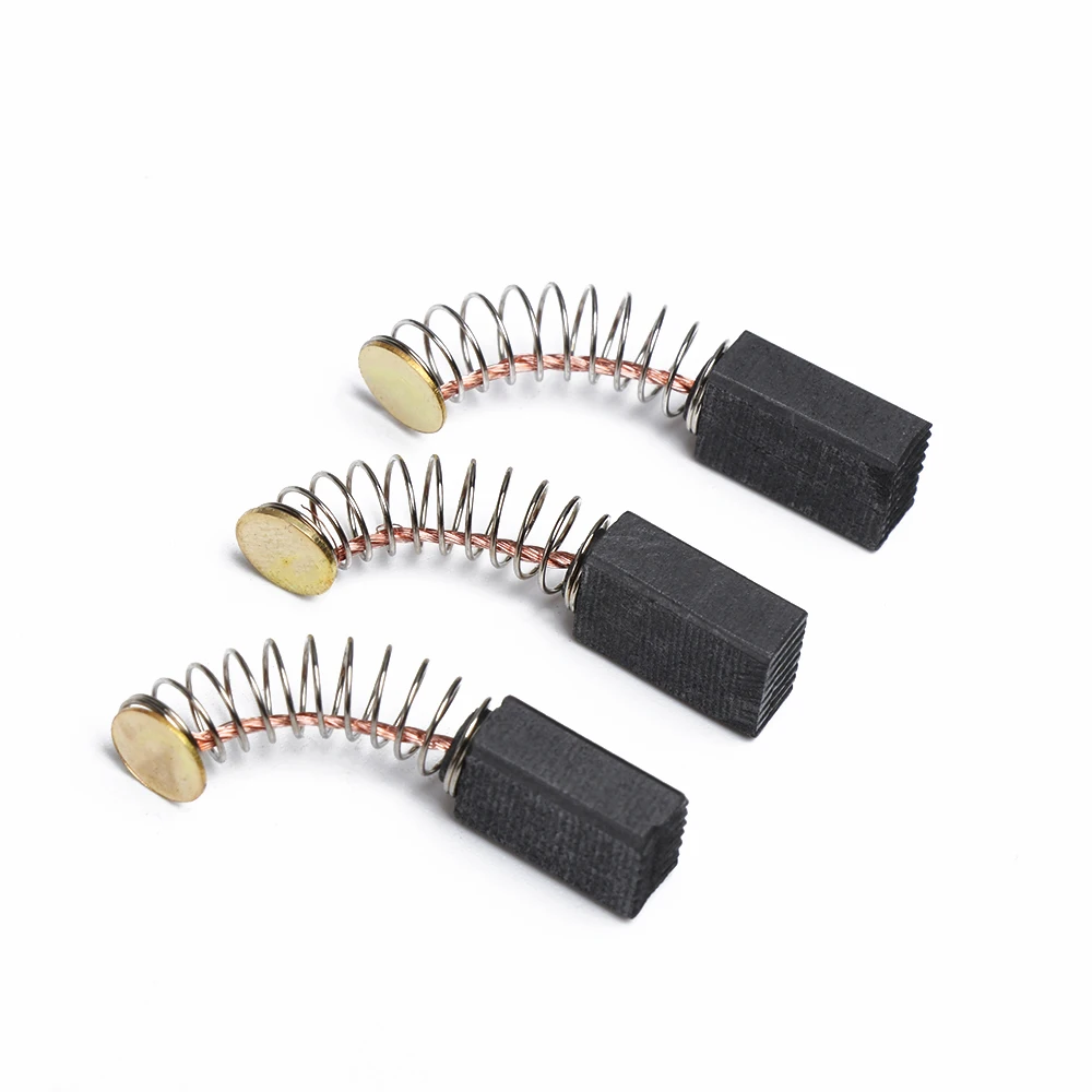 

10 Pcs Mini Drill Electric Grinder Replacement Carbon Brushes Spare Parts For Electric Motors Dremel Rotary Tool 6.5x7.5x13.5mm