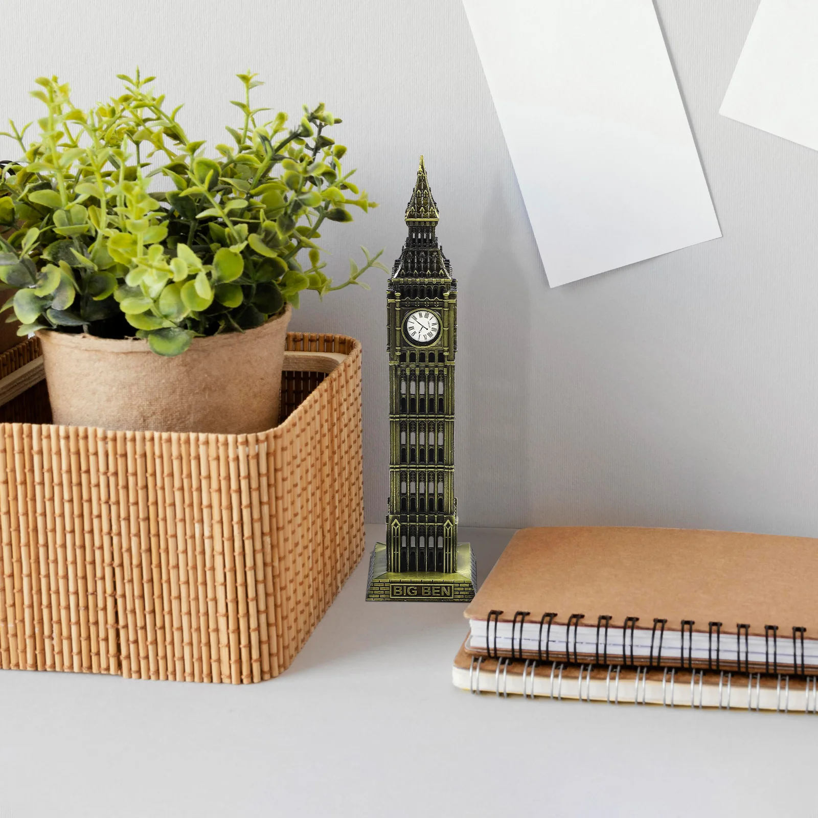 Настольные часы Big Ben модель путешествий Лондонское здание сплав декоративный