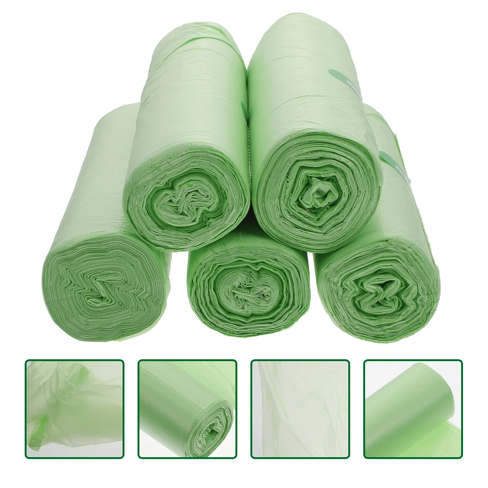 

100 Pcs Biodegradable Garbage Bags Puke Disposable Rubbish Vomit Trash Cornstarch Psm Compost Office