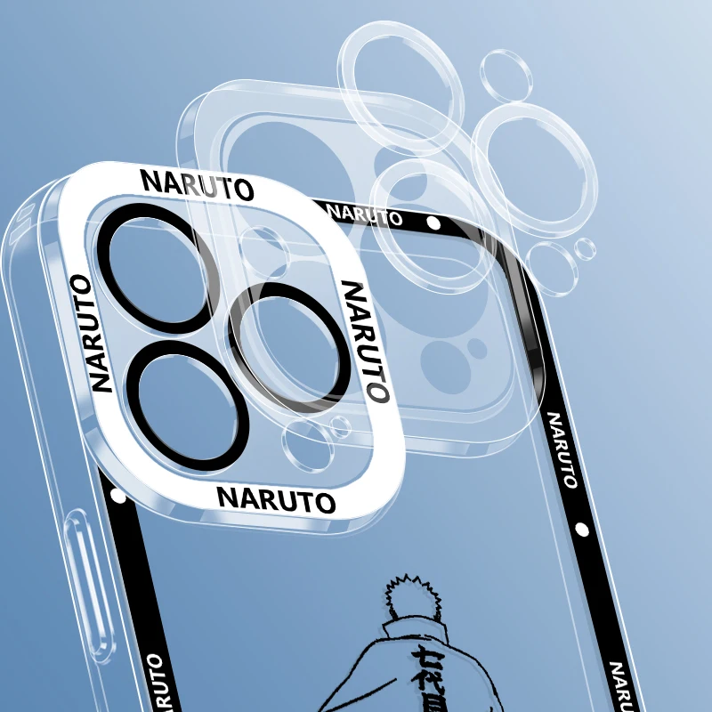Чехол Anime Narutos Hokage Apple для iPhone 15 14 13 12 11 Mini XS XR X Pro MAX 8 7 6 Plus SE Angel Eyes прозрачный
