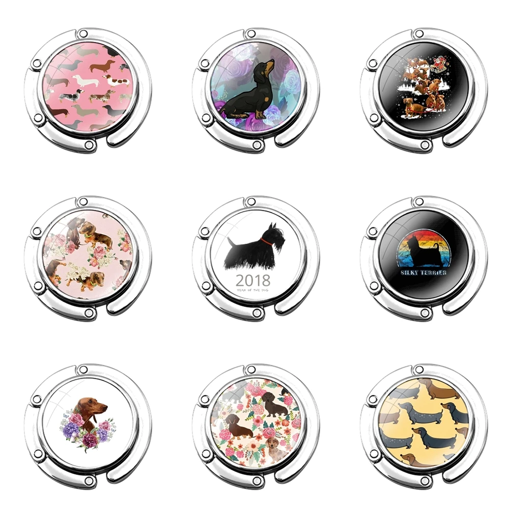 Складной крючок для кошелька женщин настольная Сумочка хранения складной