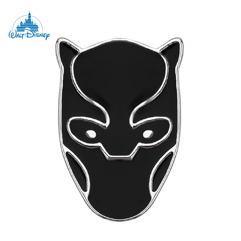 

Disney Movie Marvel Black Panther Button Brooch Avengers Superhero Metal Enamel Lapel Pin Badge For Backpack Accessories Gift