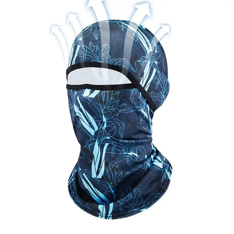 

Face Cover UV Protection Neck Gaiter Sun Protection Full Face Cover Unisex Ice Silk Windproof Headgear For Outdoor Sports
