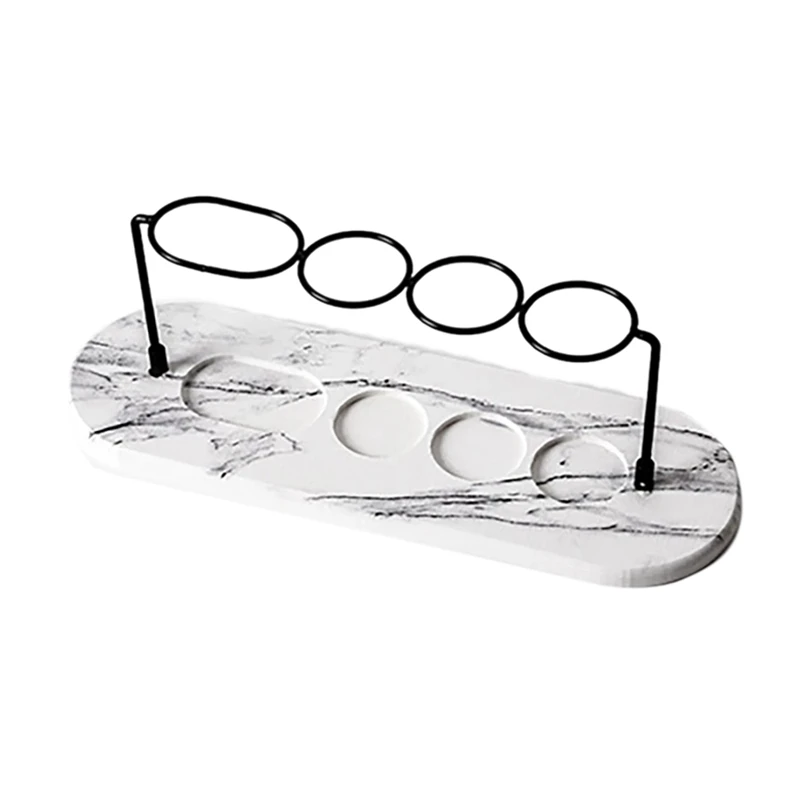 

Toothbrush Holder Toothpaste Stand Diatom Mud Absorbent Pad Quick-Drying Shelf Bathroom Accessories