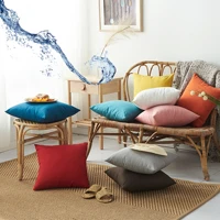 free shopping waterproof cushion cover 45x45cm 50x50cm solid outdoor garden chair pillow case home decoration xa 20190523 1
