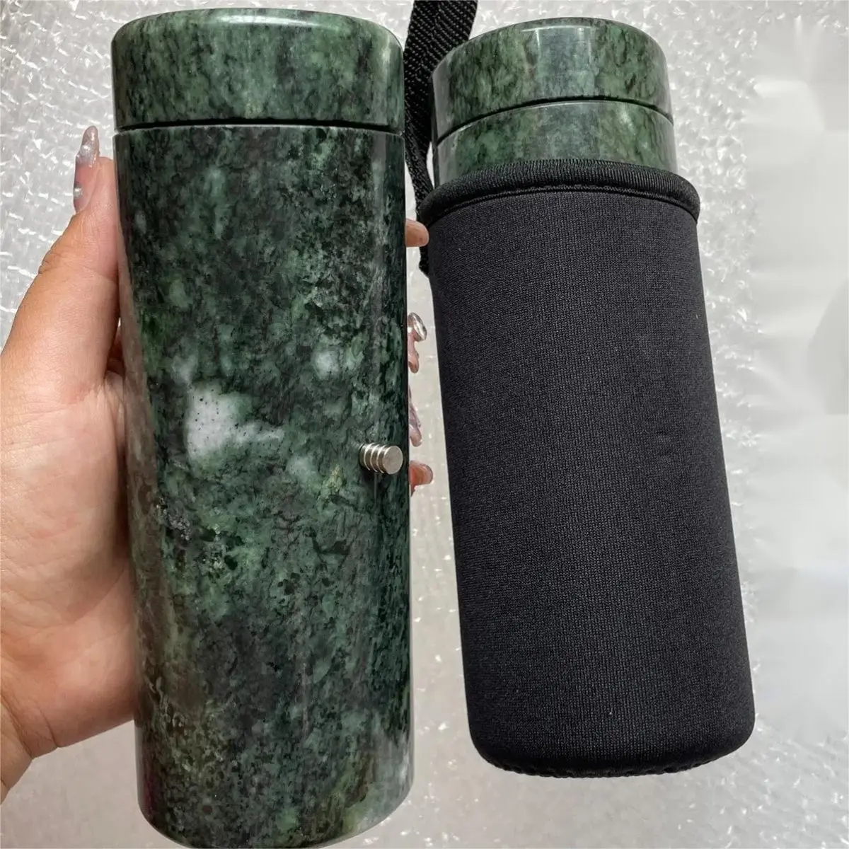 Manufacturers Direct Yaowang Stone Tea Cup Health Care Tea Cup Natural Pattern Magnetic Water Cup Send Cup Set Medicine Wang Shi