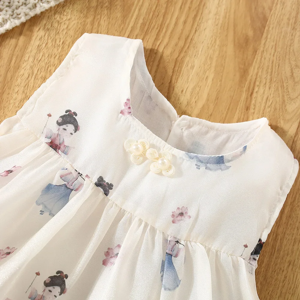 Летнее платье для маленьких девочек. Стильное и милое принцессы с драпированным