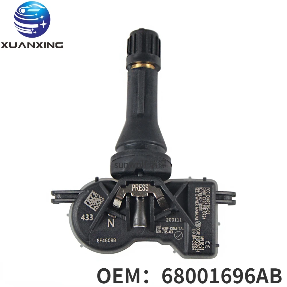 68001696AB TPMS датчик давления в шинах Система мониторинга 315 МГц высокое качество для Chrysler Jeep