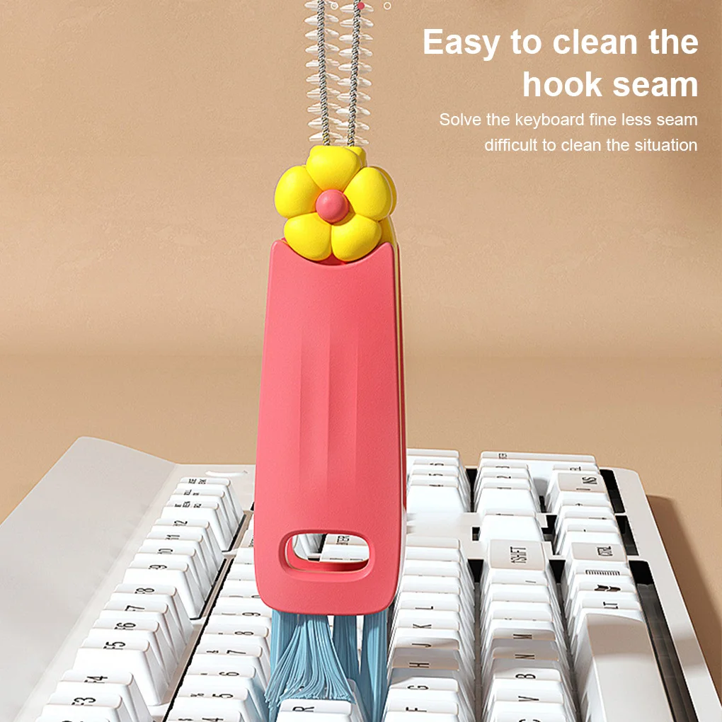 

Flexible Gap Brush Cup Cover Groove Gap Brush Household Soft Bristles Cleaning Brush Multifunctional Bottle Cap Brush
