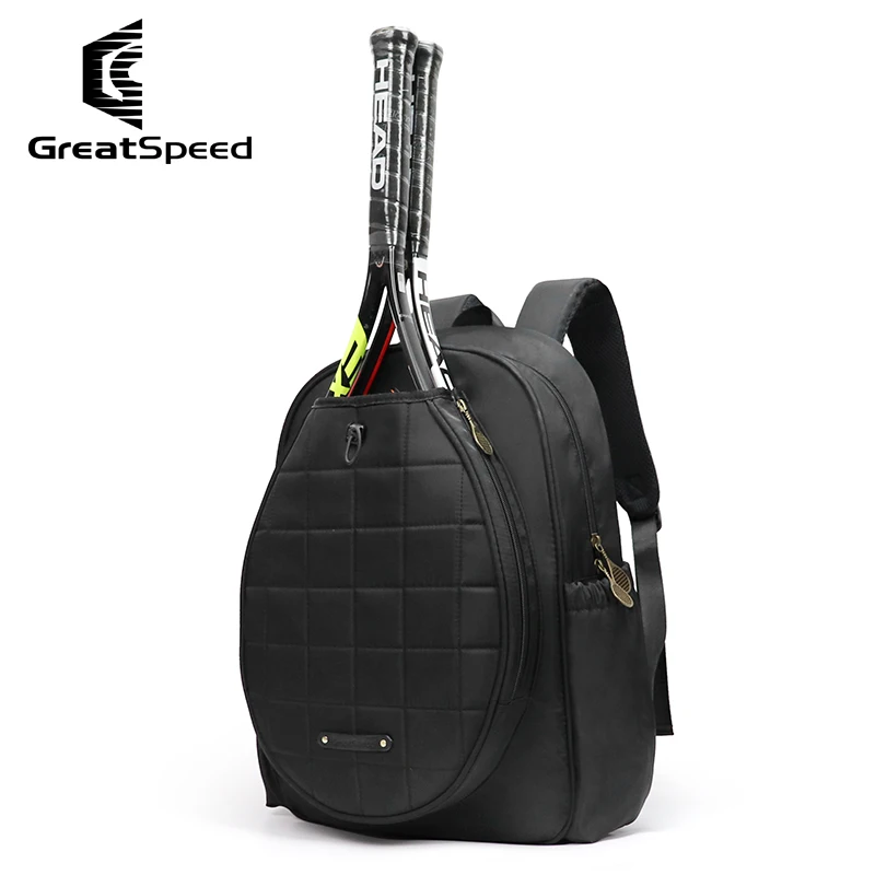 Greatspeed Padel Backpack Badminton Racquet Bag with Sneakers Compartment Nylon Beach Racket Bags Tennis Backpacks