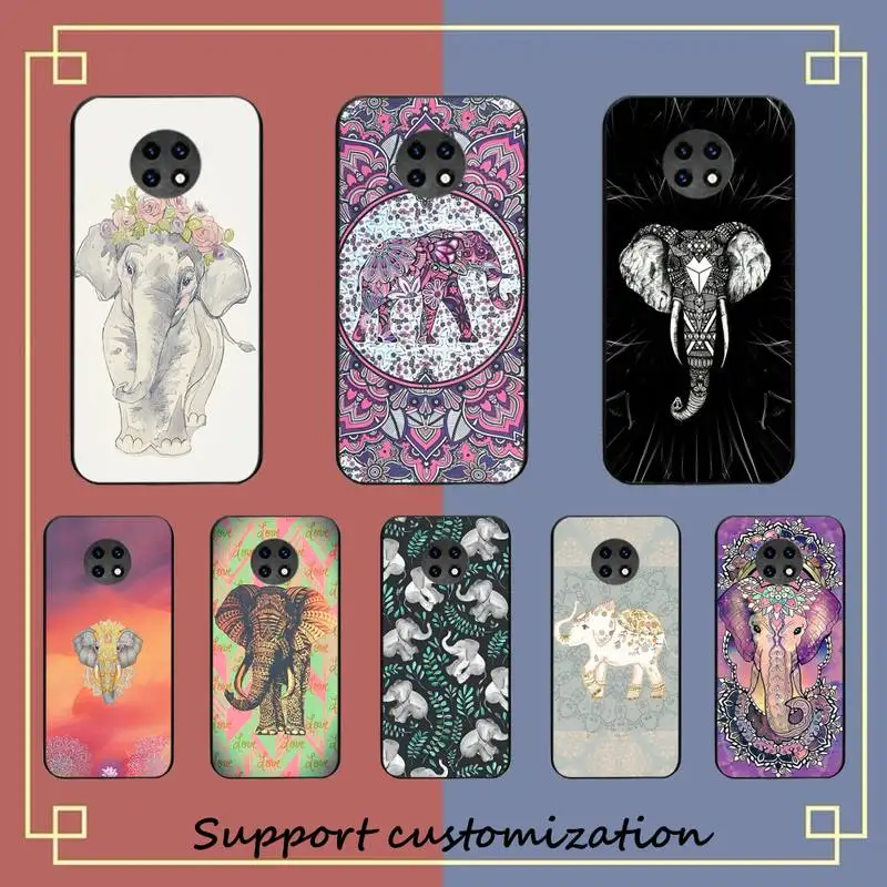 

Cute elephant Phone Case for Redmi Note 8 7 9 4 6 pro max T X 5A 3 10 lite pro