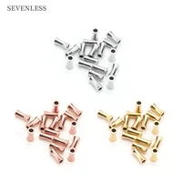 stainless steel funnel spacer beads high quality diy jewelry pendant accessories making bracelet necklace pendant beads material