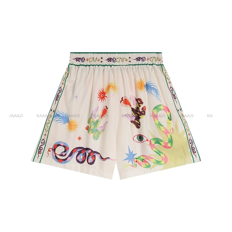 Трендовая блузка с коротким рукавом рубашка женские повседневные пляжные