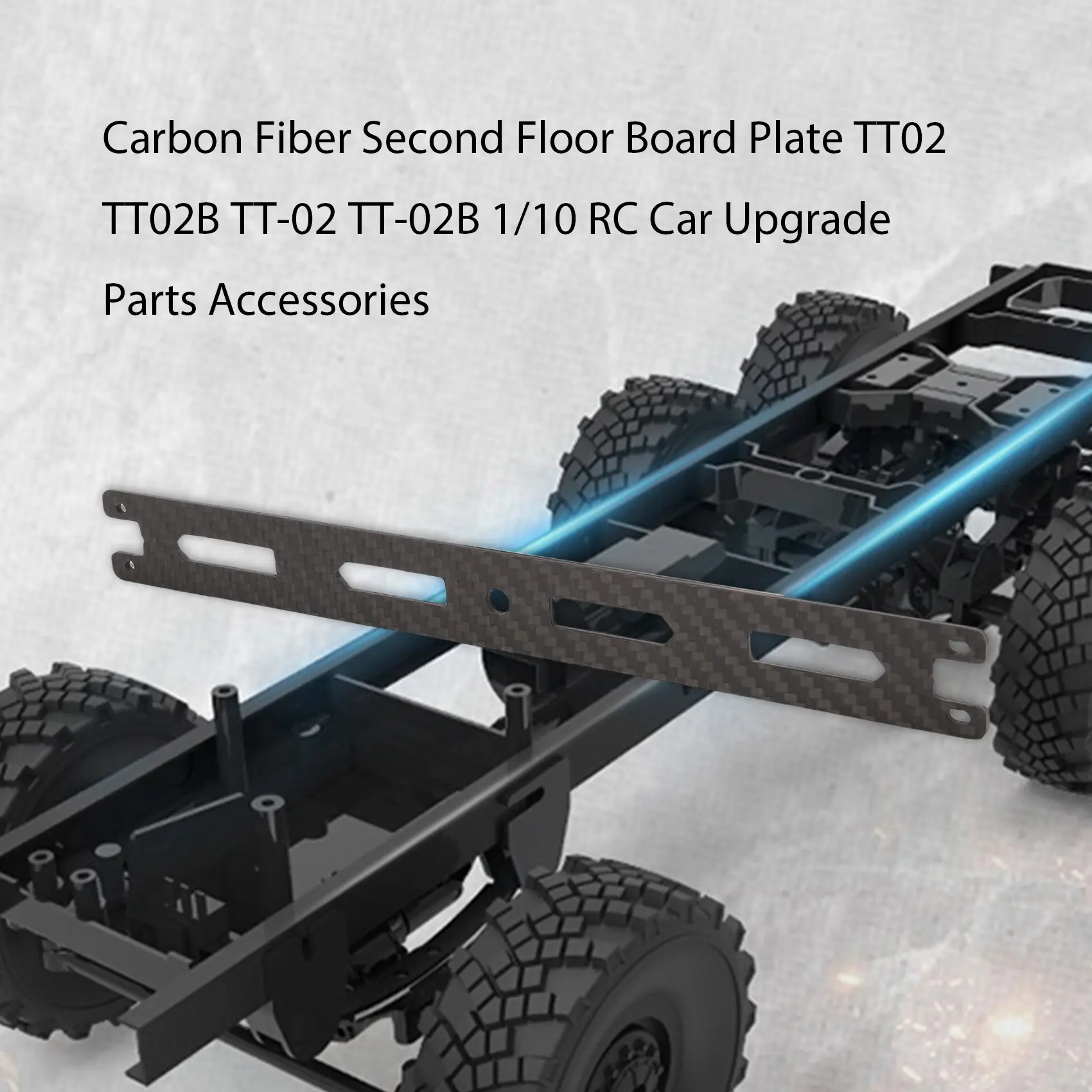 

Задняя панель из углеродного волокна для Tamiya TT02 TT02B TT-02 1/10 детали для обновления радиоуправляемых автомобилей аксессуары