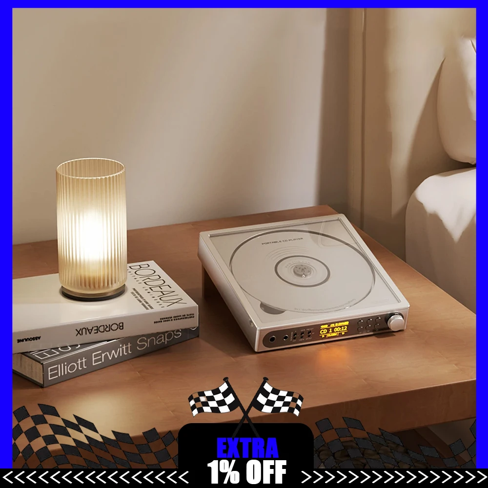 Фото Портативный Hi-Fi CD-плеер FiiO DM15 AKM с USB DAC AKM AK4493S, Bluetooth-передатчиком, балансным выходом 4,4 мм, перезаряжаемый аудиоплеер №1