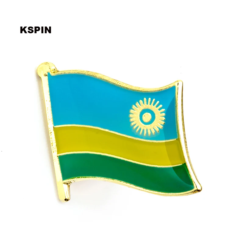 

Rwanda Flag Badge Flag Laple Pin Badges Flag Brooch