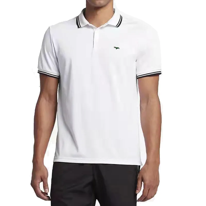 

High Quality Summer Embroidered New Design Men's Polo Shirt 100% Cotton Short Sleeve Polos Homme Casual Brand Polos Clothing