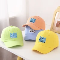 new spring and autumn childrens baseball cap simple solid color baby boys girl sun protection outdoor all match peaked hat cute