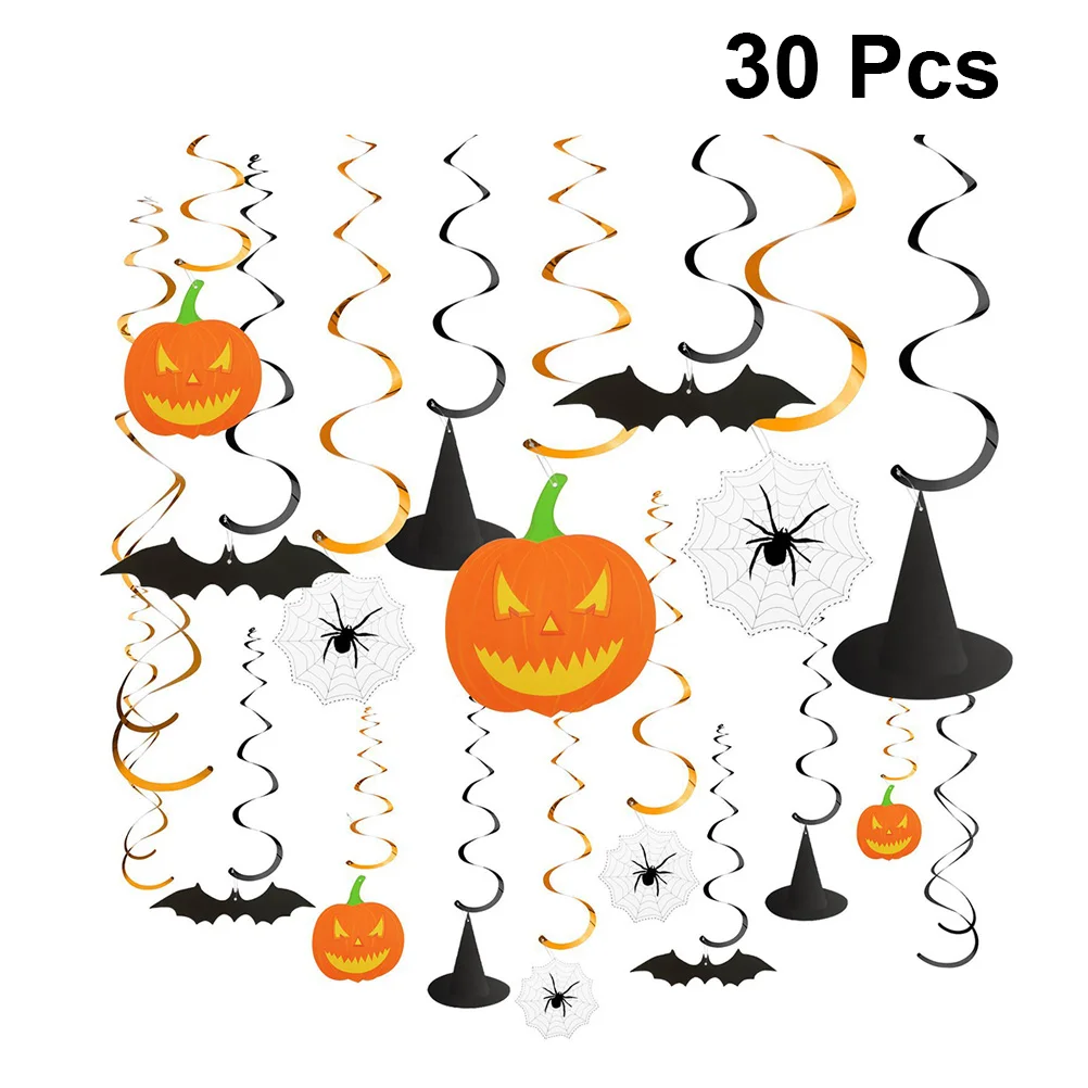 

30pcs Hanging Swirl Swirls Streamers Swirl Scary Props Party Props