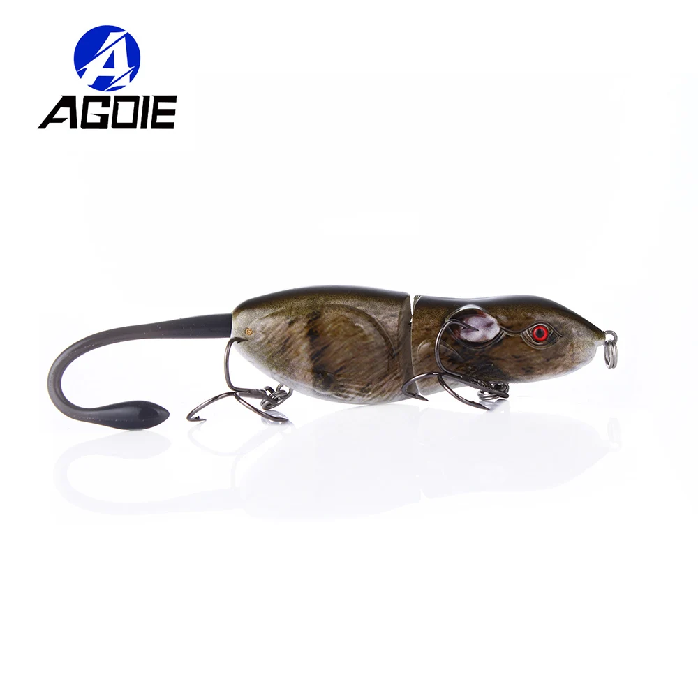 

Agoie 3,5 "новая приманка для рыбной ловли в виде мыши, Высококачественный искусственный кренкбейт, 20,6 г, жесткая рыболовная приманка для крысы, снасть, искусственная приманка