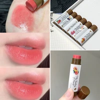 fruity lip balm moisturizing nourishing lip gloss natural temperature change color lipstick cheap makeup cosmetics lip skin care